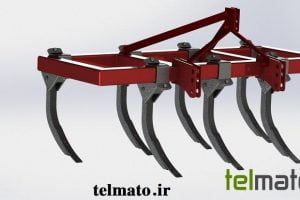 design chizel plow in solidwork