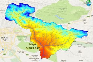 نقشه های GIS حوزه آبخیز جاجرود تهران
