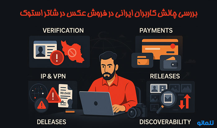 چالش کاربران ایرانی در فروش عکس در شاتر استوک | تلماتو