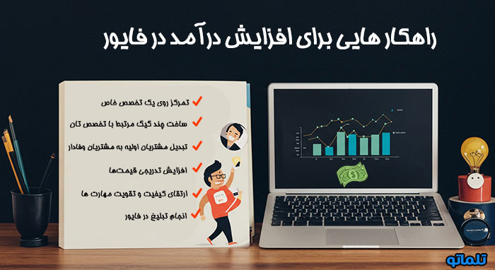افزایش درآمد فایور تلماتو