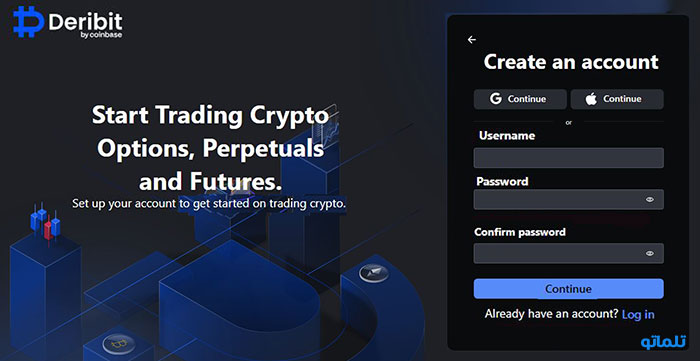 ثبت نام در دری بیت deribit | افتتاح حساب دریبیت برای ایرانیان در تلماتو
