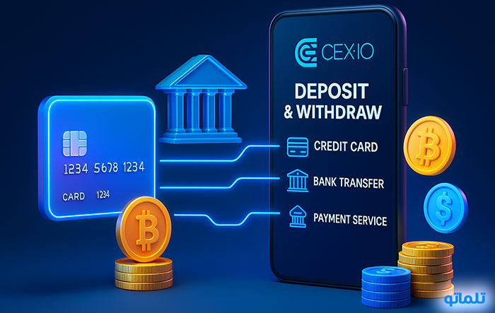 واریز به حساب cex.io | شارژ حساب cex.io | شارژ اکانت cex.io | برداشت از cex.io | تلماتو