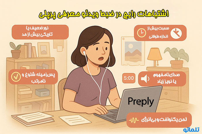 اشتباهات ضبط ویدئو معرفی پرپلی | تلماتو