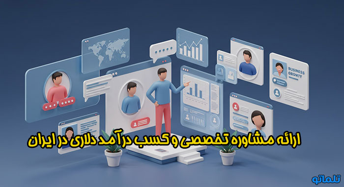 کسب درآمد دلاری از مشاوره آنلاین در حوزه‌های تخصصی | تلماتو