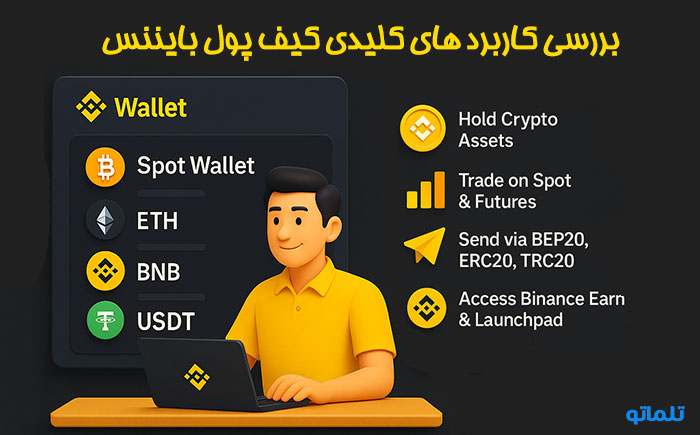بایننس چه کاربردی دارد؟ بررسی ویژگی های کلیدی ولت بایننس | تلماتو