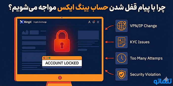 چرا با پیام قفل شدن حساب بینگ ایکس مواجه می‌شویم؟