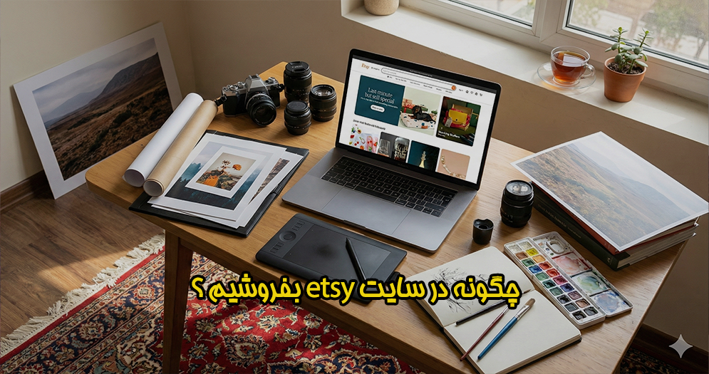 چگونه در سایت etsy بفروشیم ؟ فروش فایل ، عکس ، نقاشی و .. در اتسی از ایران - تلماتو