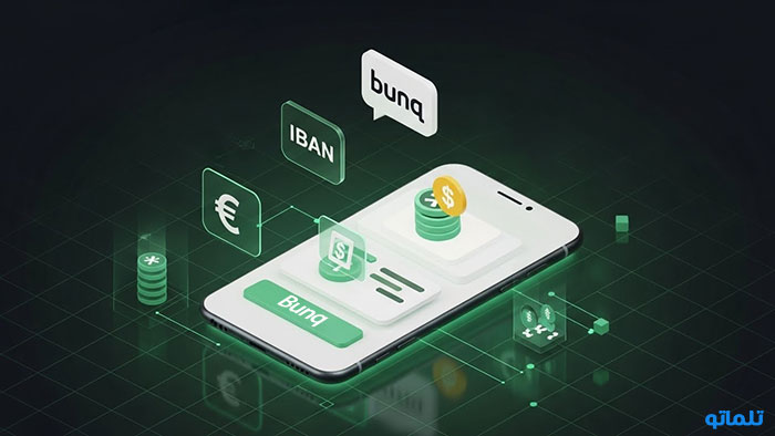 ثبت نام bunq | افتتاح حساب بانکیو bunq | ساخت اکانت bunq | وریفای bunq | احراز هویت bunq | تلماتو