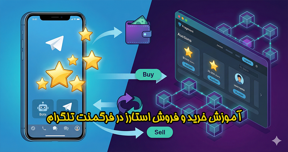 آموزش خرید و فروش استارز در فرگمنت تلگرام