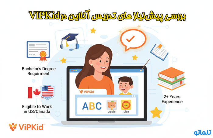 تجهیزات لازم برای تدریس آنلاین زبان در vipkids | تلماتو
