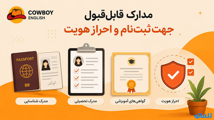 آموزش ثبت نام Cowboy English | نحوه ثبت نام در Cowboy English | شرایط ثبت نام Cowboy English | مدارک لازم برای Cowboy English | تلماتو