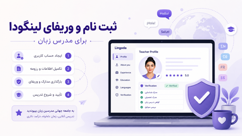 ثبت نام مدرس در لینگودا چگونه انجام میشود؟